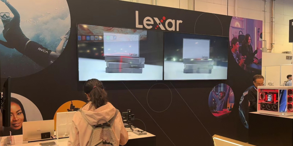 Lexar�׿�ɳ��(chu��ng)�´惦�a(ch��n)Ʒ����CES 2025 չʾ�������惦��Q����